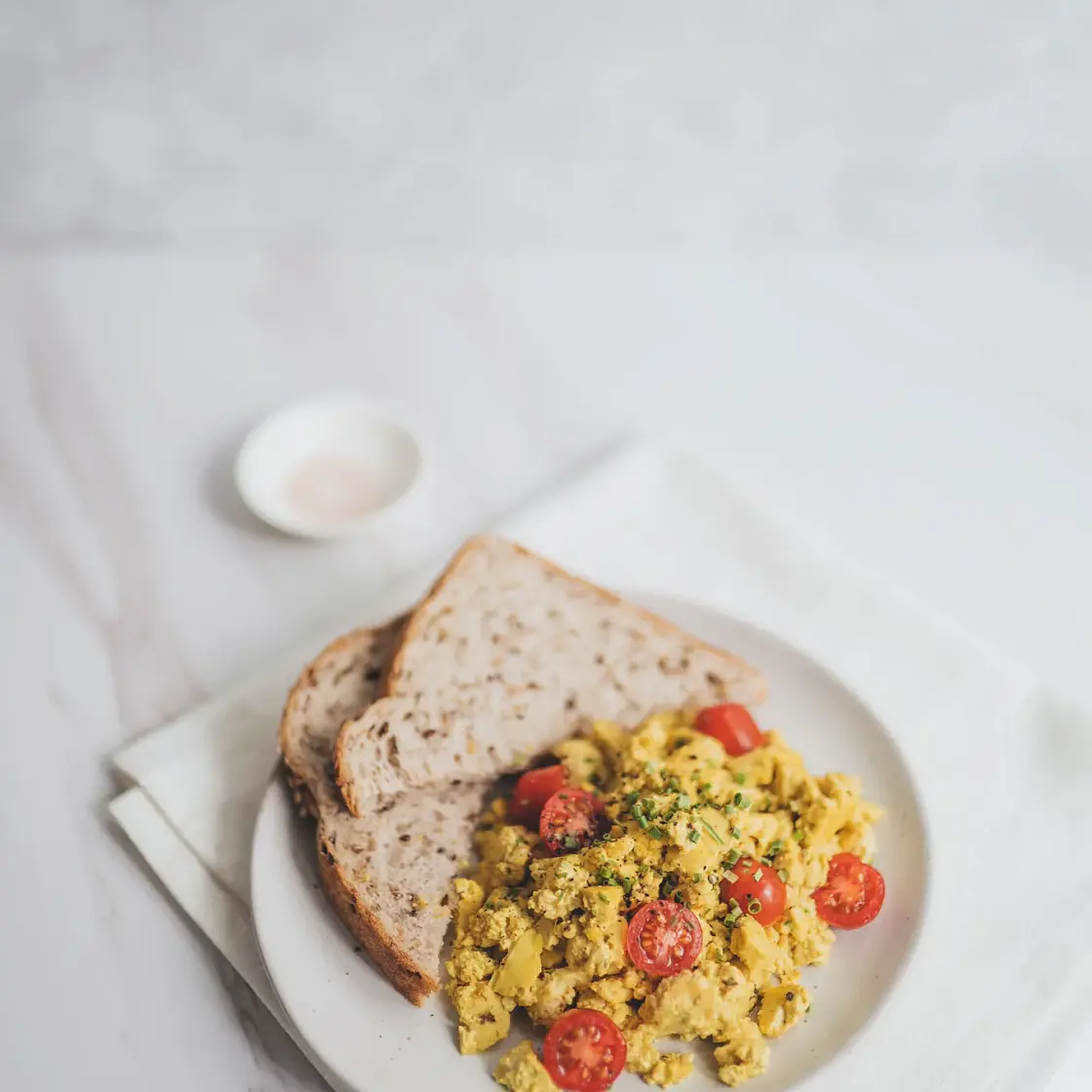 Tofu Scramble on Toast