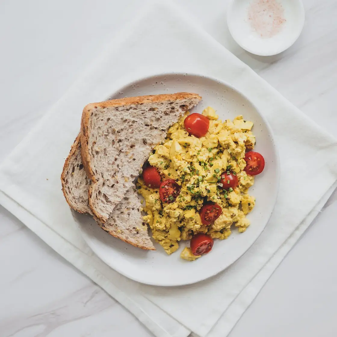 Tofu Scramble on Toast