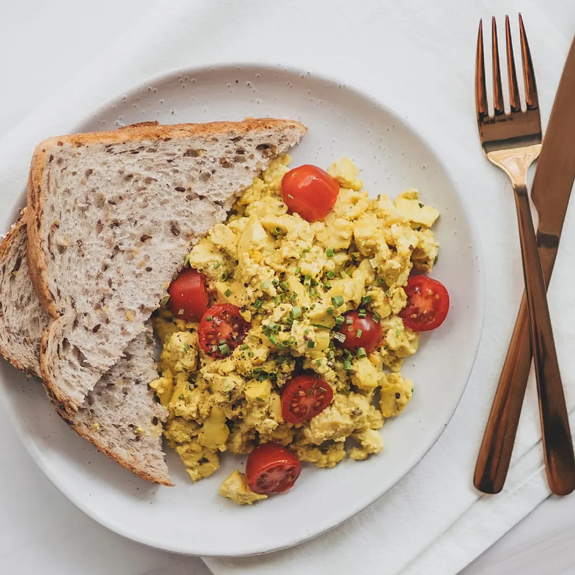 Tofu Scramble on Toast