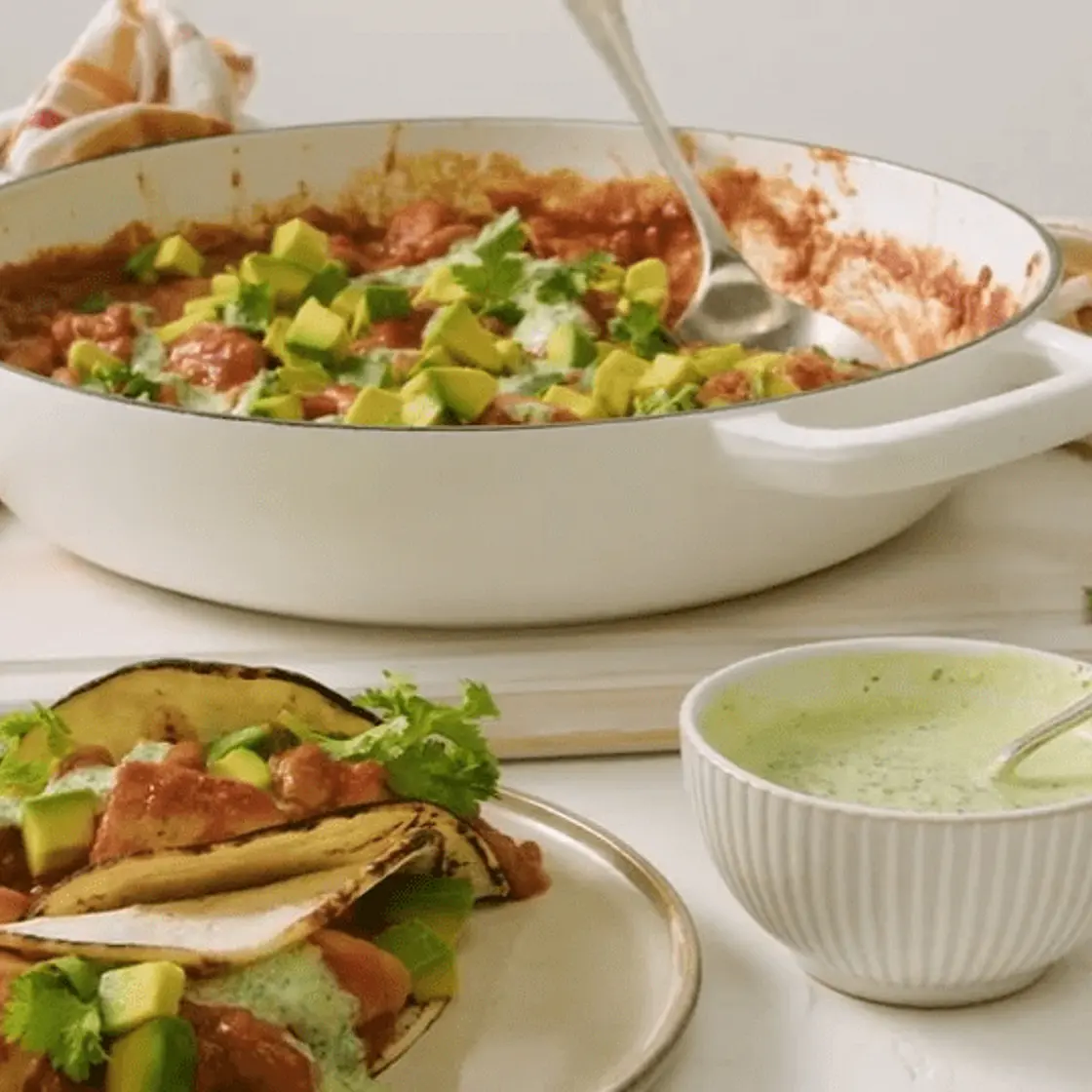 One-pan firecracker Mexican chicken