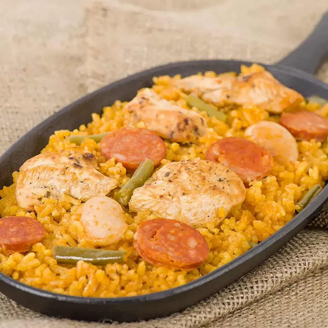 Paella facile au poulet