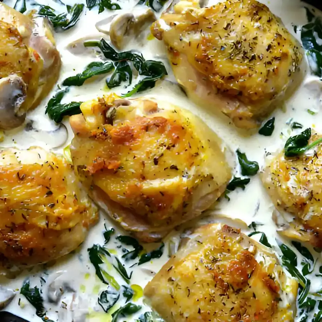 Surprême de Poulet aux Champignons