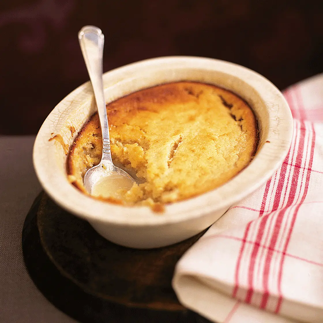 Lemon sponge pudding