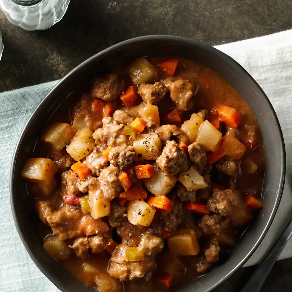Slow-Cooker Hamburger Hash