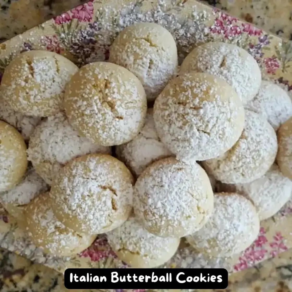 The Best Italian Butterball Cookies