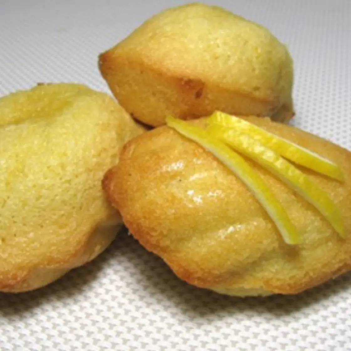 Madeleines au citron sans gluten