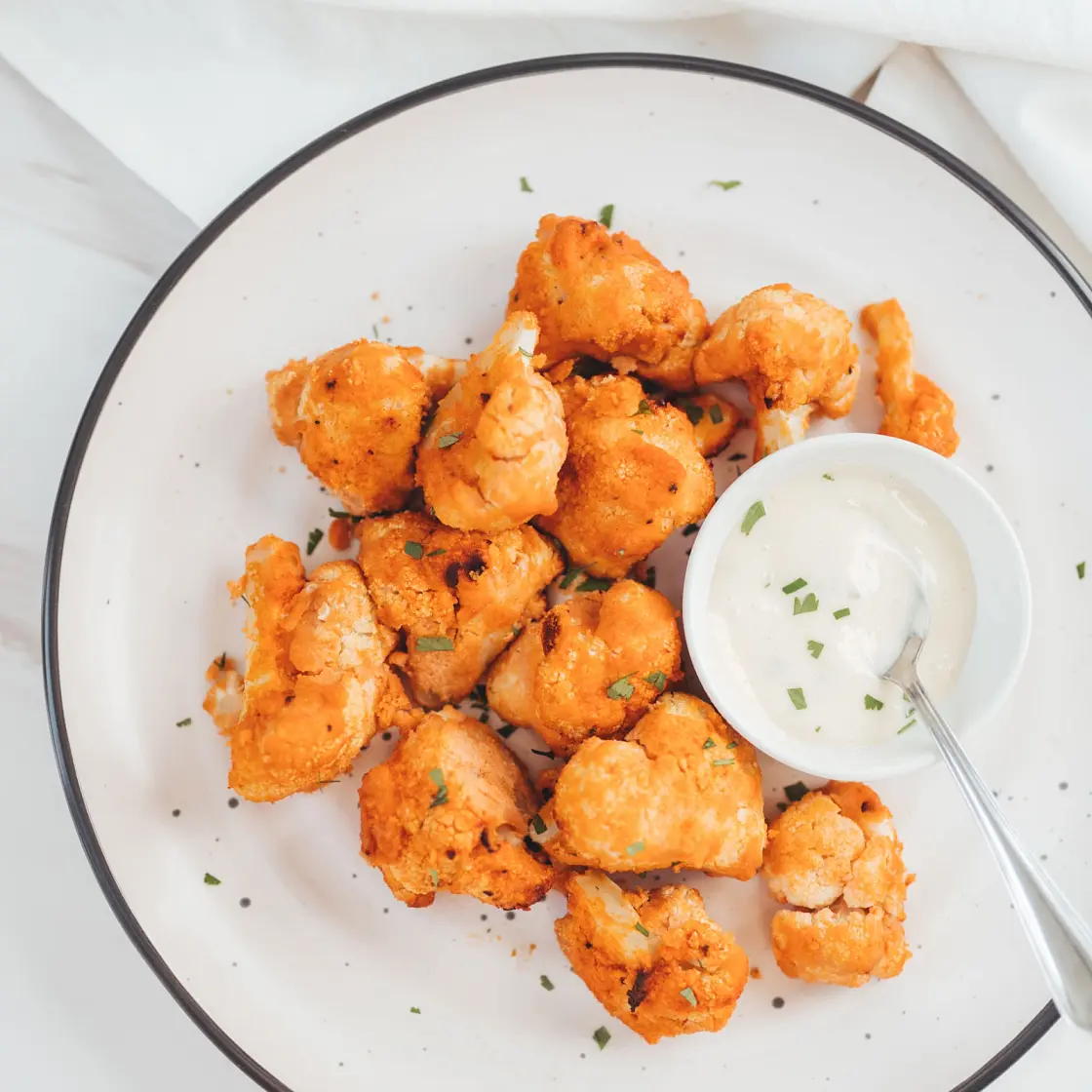 Buffalo Cauliflower Bites