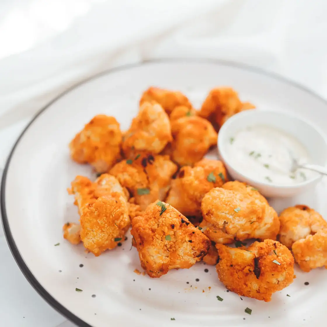Buffalo Cauliflower Bites