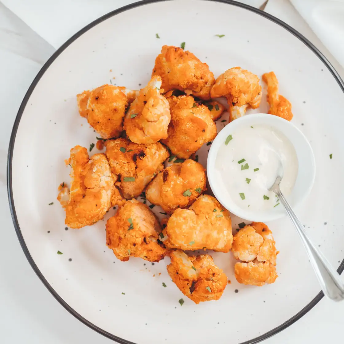 Buffalo Cauliflower Bites