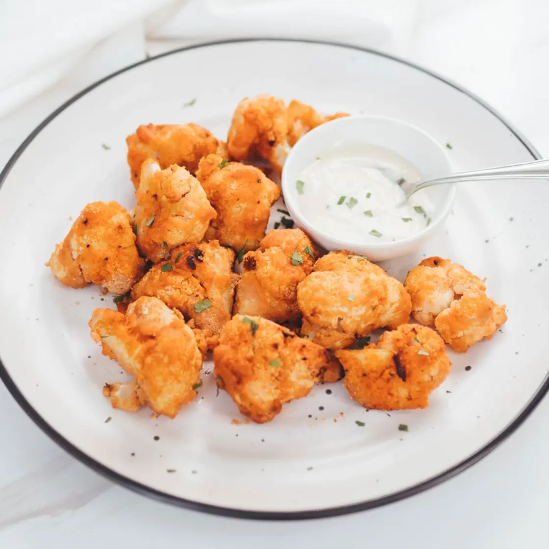 Buffalo Cauliflower Bites