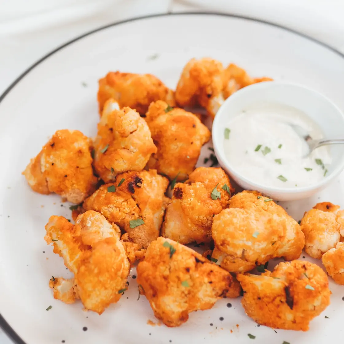 Buffalo Cauliflower Bites