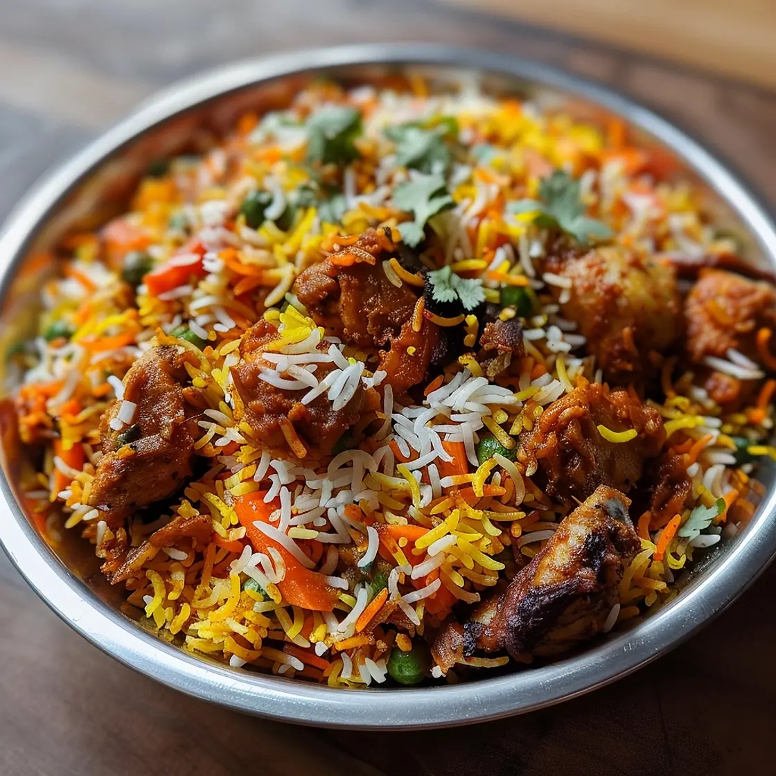 Baked Chicken Biryani