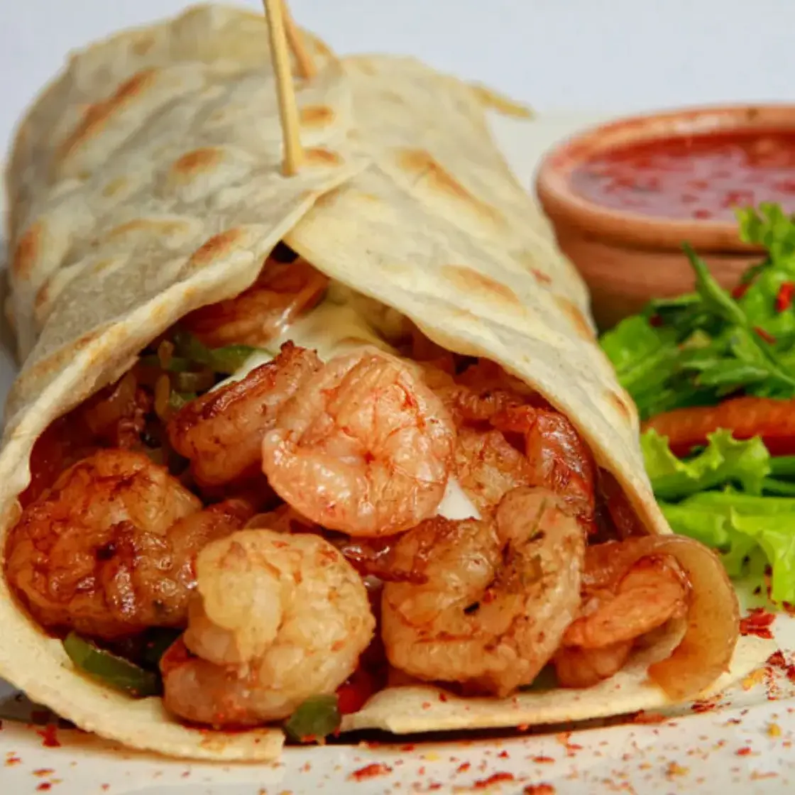 Tortilla Shrimp Wrap Recipe