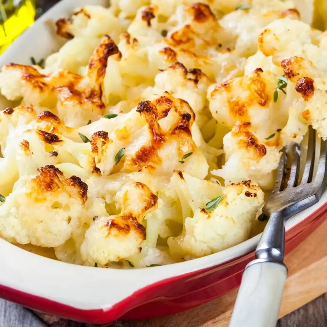 Gratin de chou-fleur aux œufs