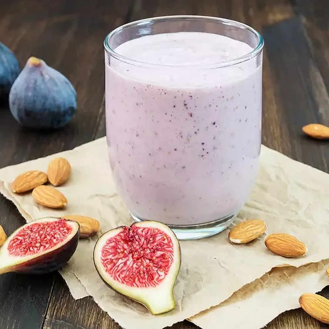 Smoothie figues et lait d’amande