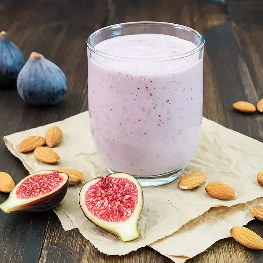 Smoothie figues et lait d’amande