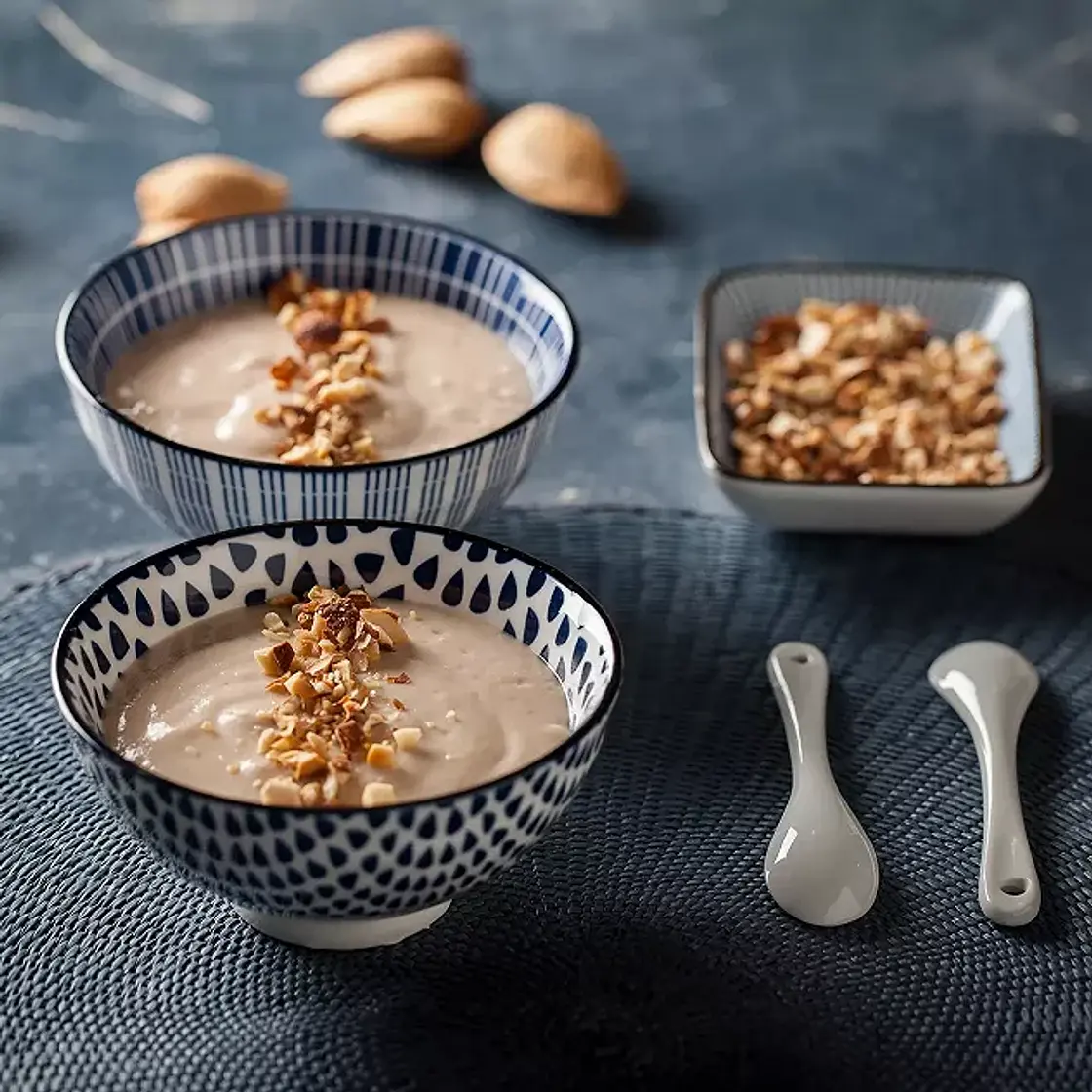 Mousse de poire Nashi et amande à l’agar-agar