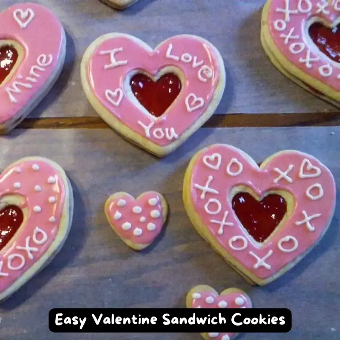 The Best Easy Valentine Sandwich Cookies