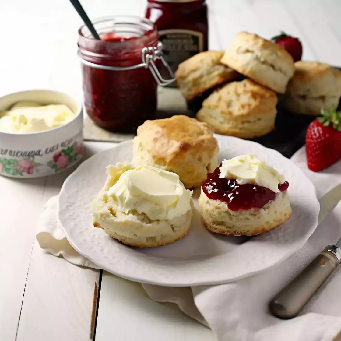 Scones with Jam and Clotted Cream