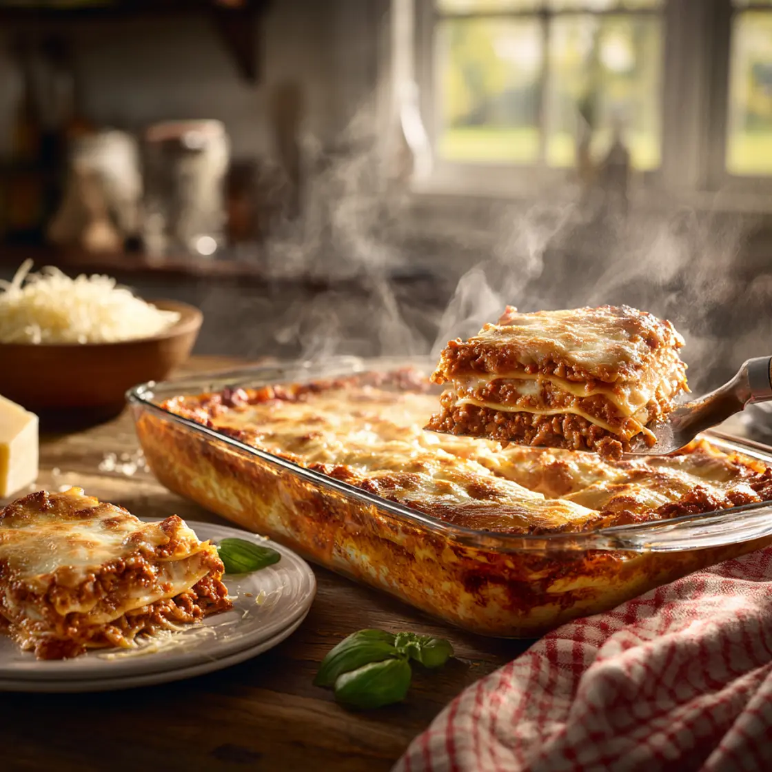 Heavenly Baked Spaghetti Lasagna