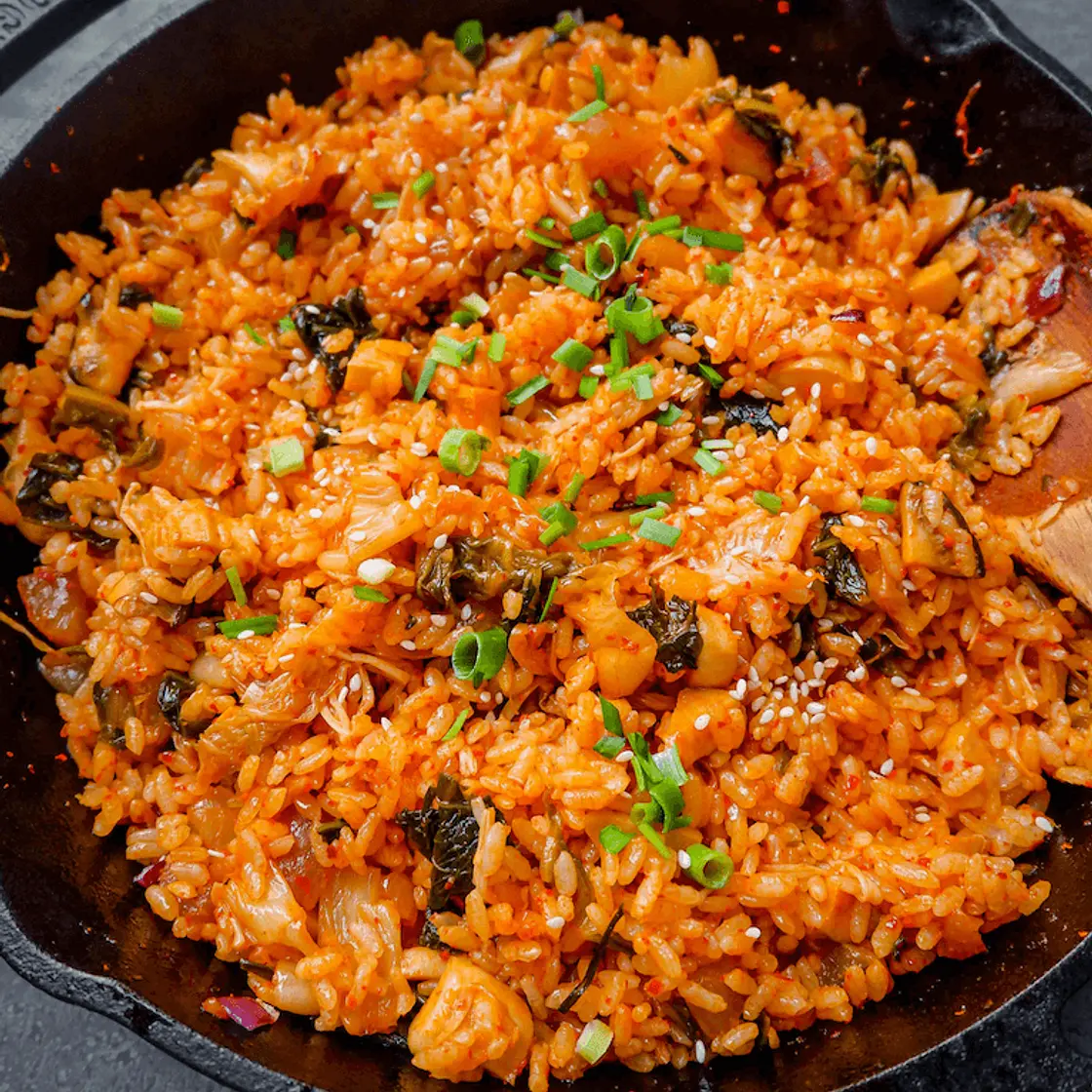 Vegan Kimchi Fried Rice