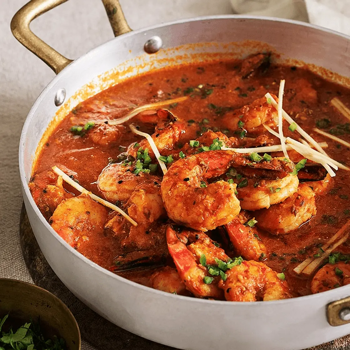 Nani Mummy’s prawn karahi (curry)