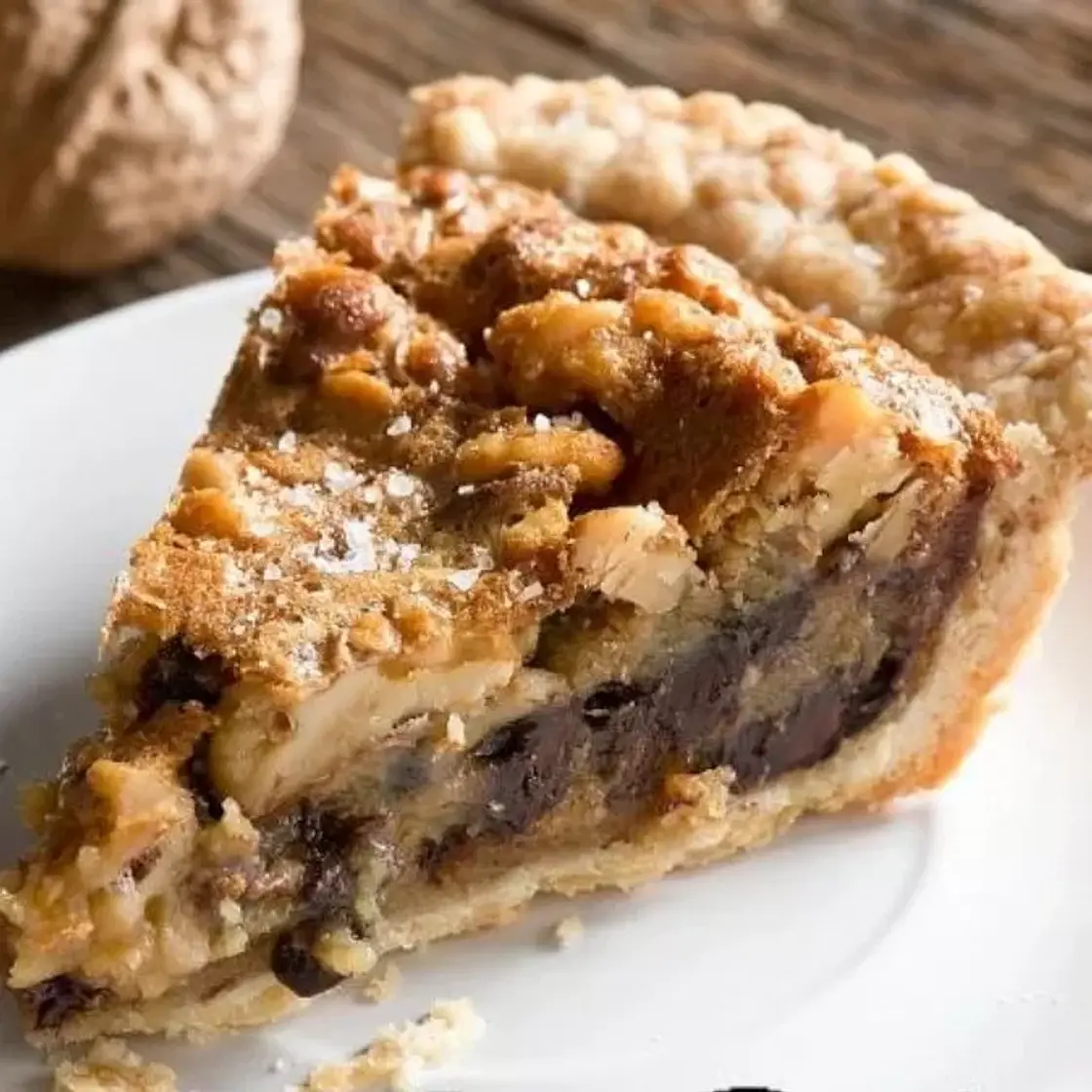 The Best Salty Walnut Chocolate Pie Recipe