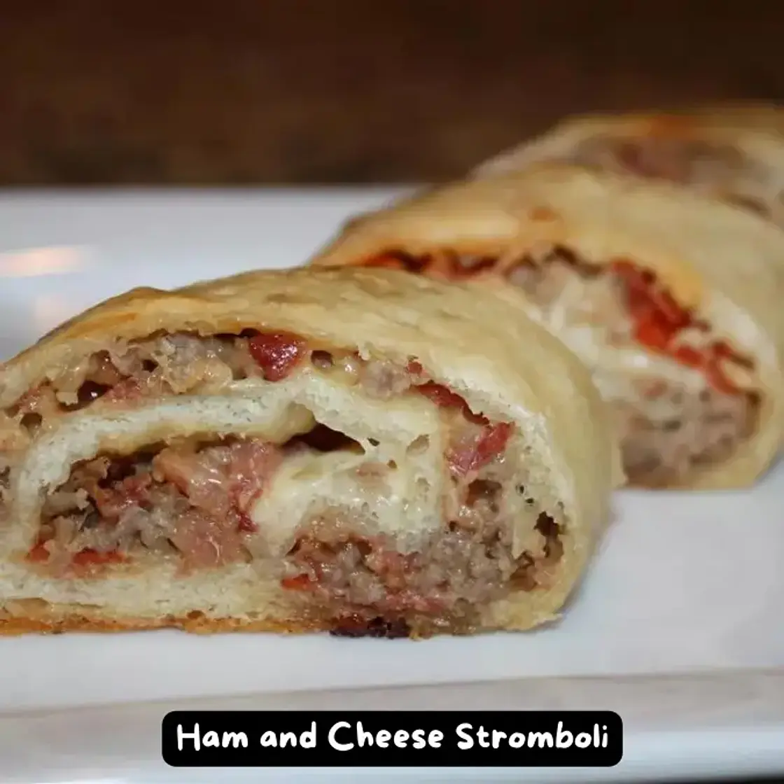 The Best Ham and Cheese Stromboli Recipe