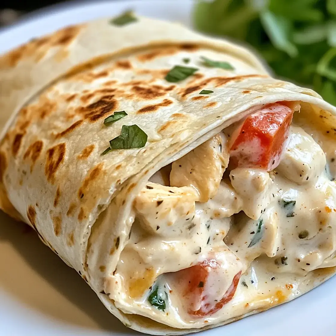 Chicken Alfredo Wraps Recipe