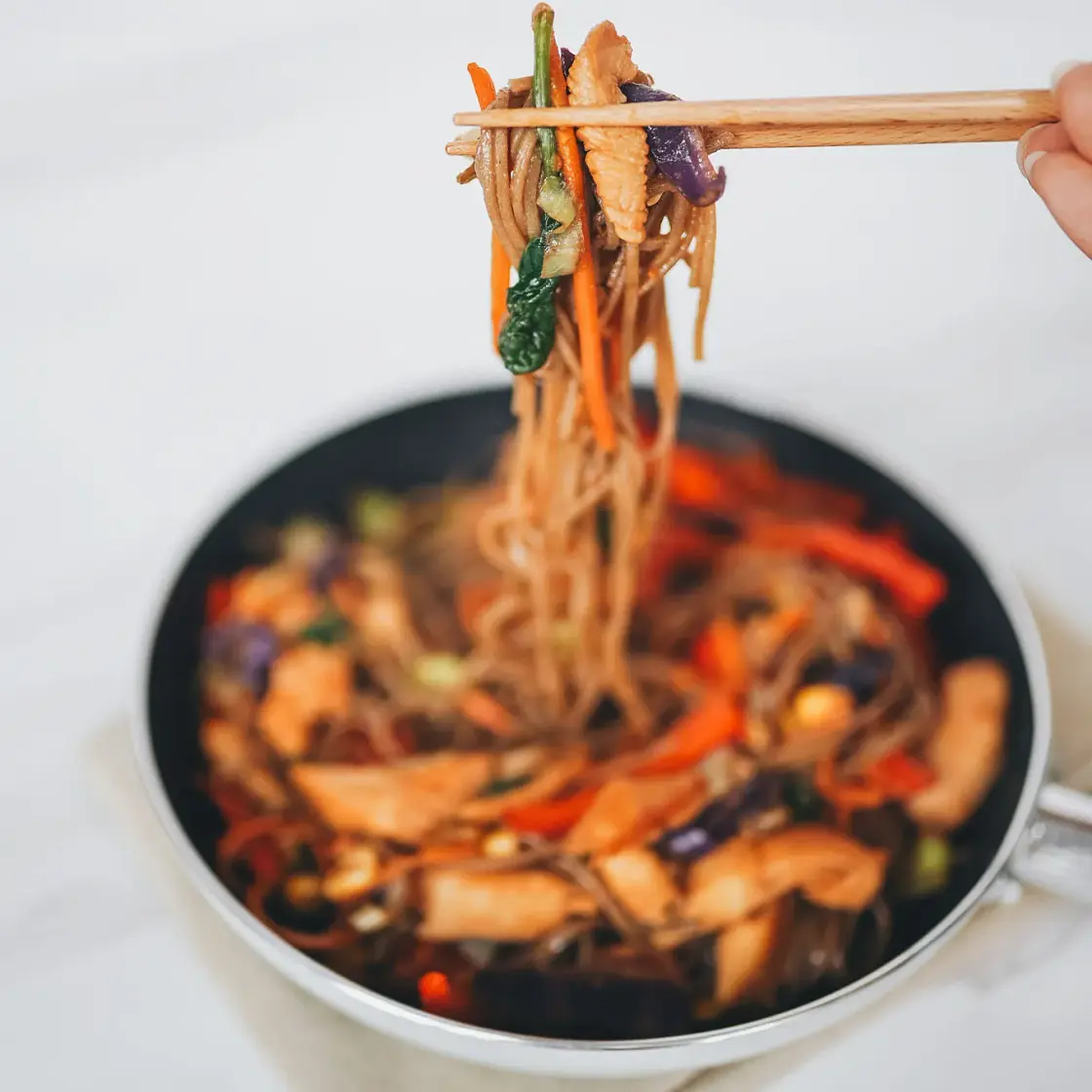 Easy Soba Stir-Fry with Chicken