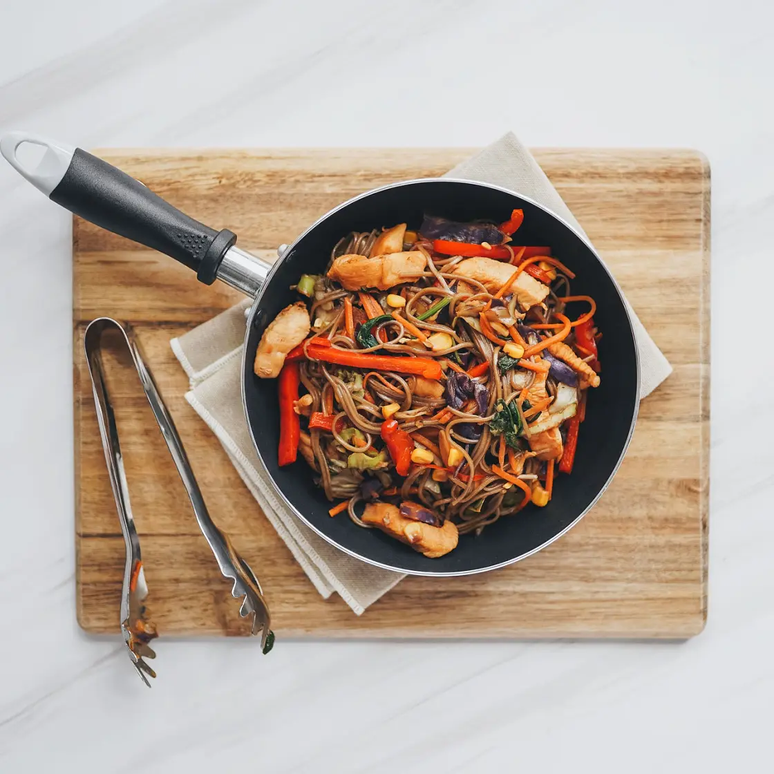 Easy Soba Stir-Fry with Chicken