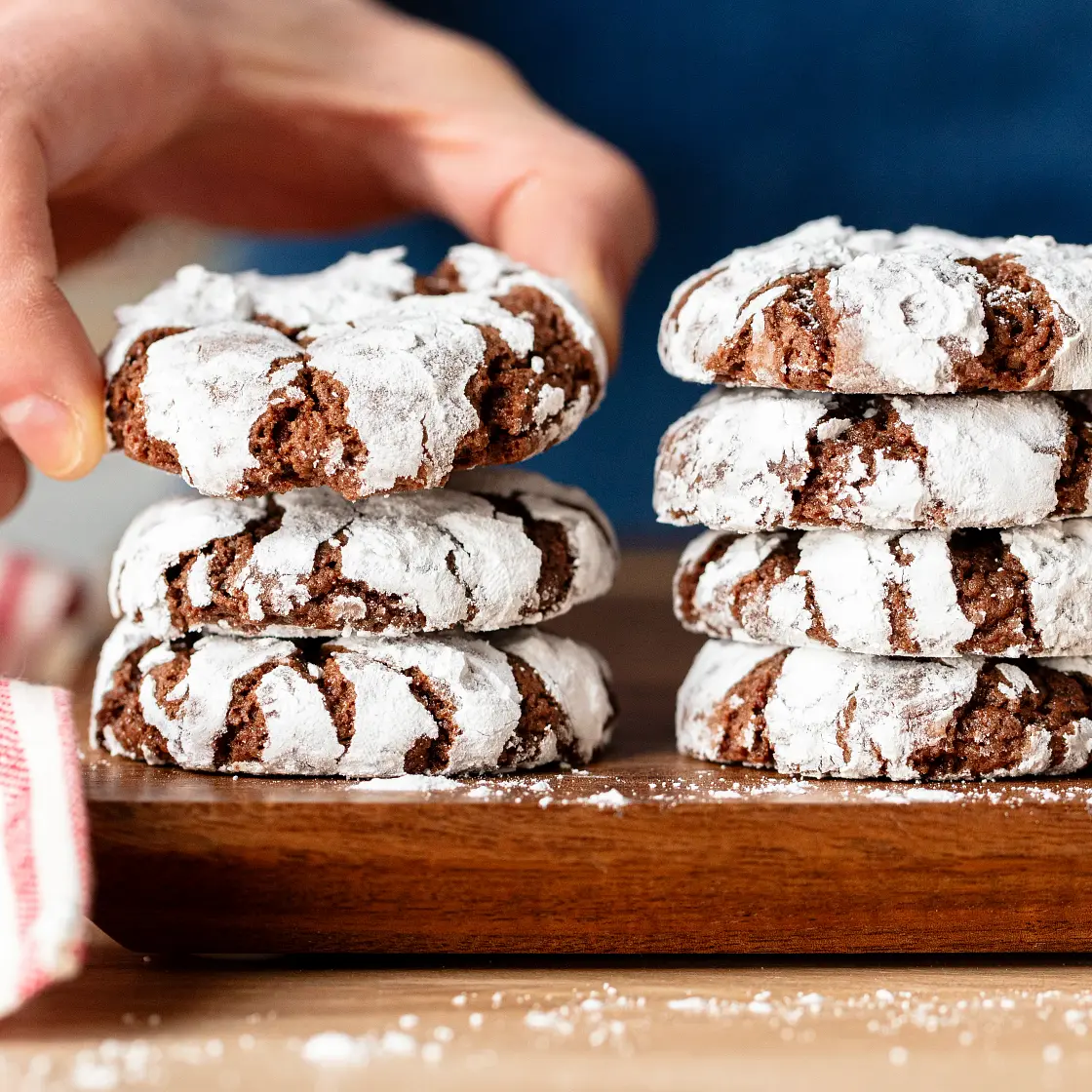 Chocolate Crinkle Cookies Recipe