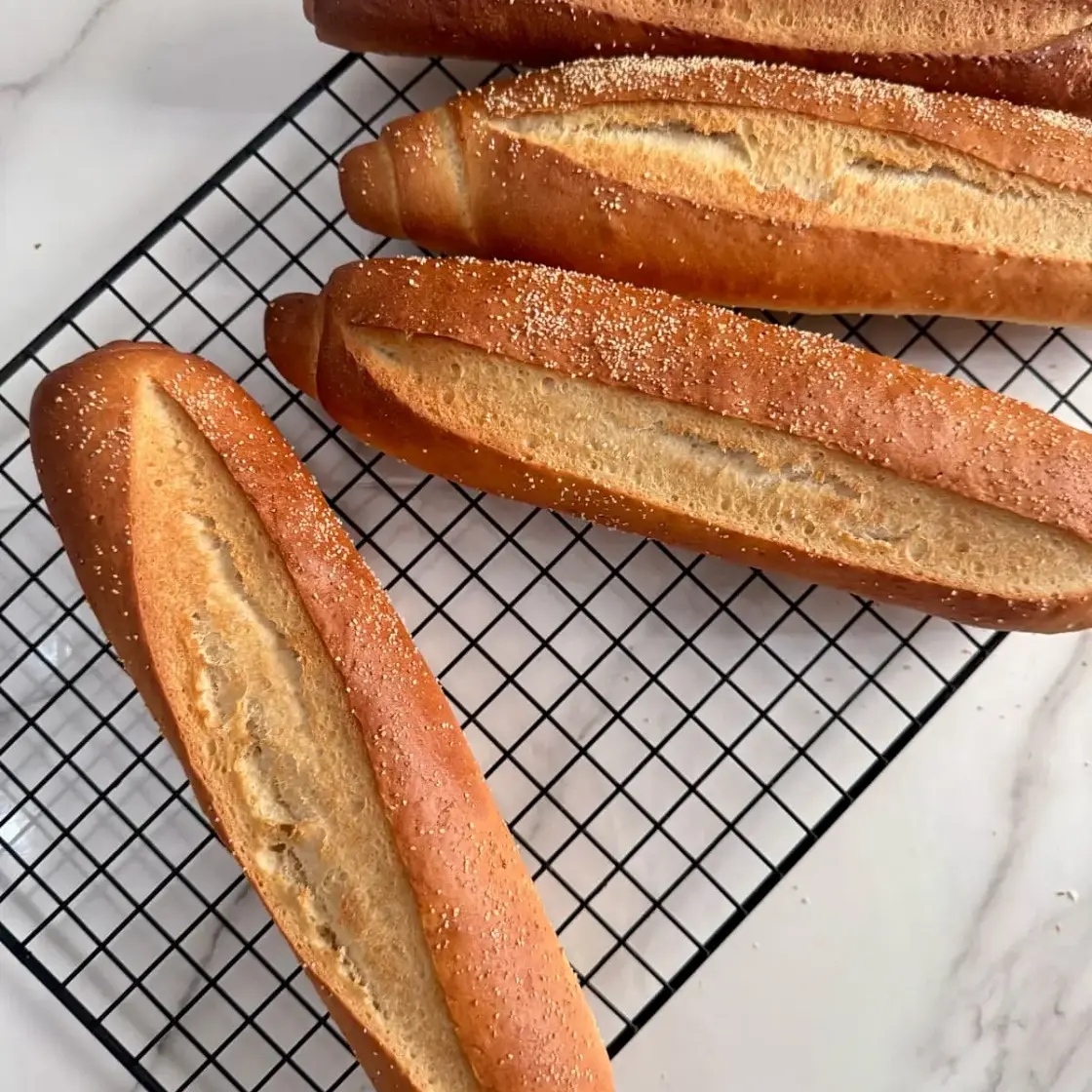 Homemade Hoagie Rolls