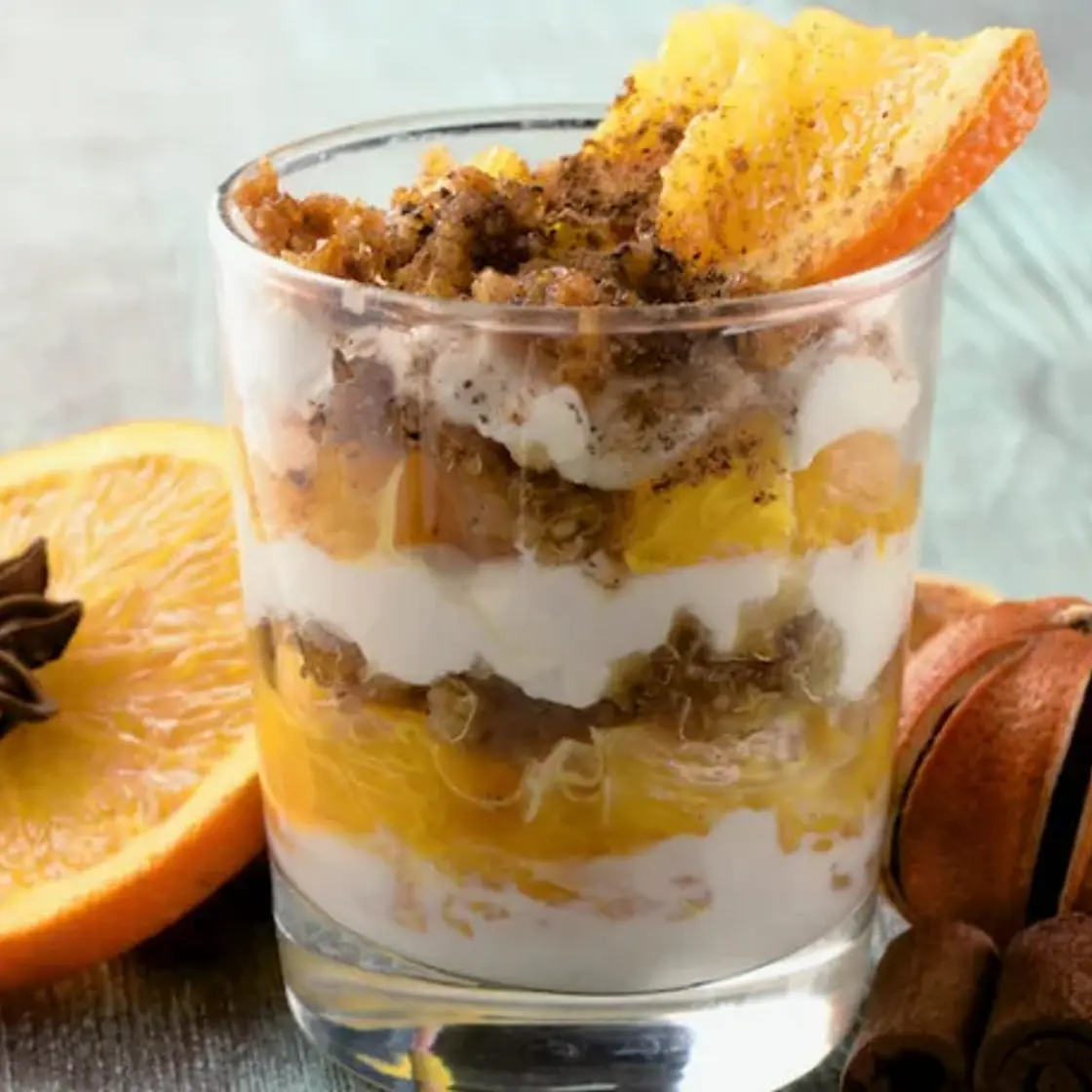 Verrines à la mandarine