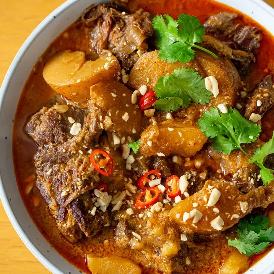 Slow-cooker Massaman Beef Curry