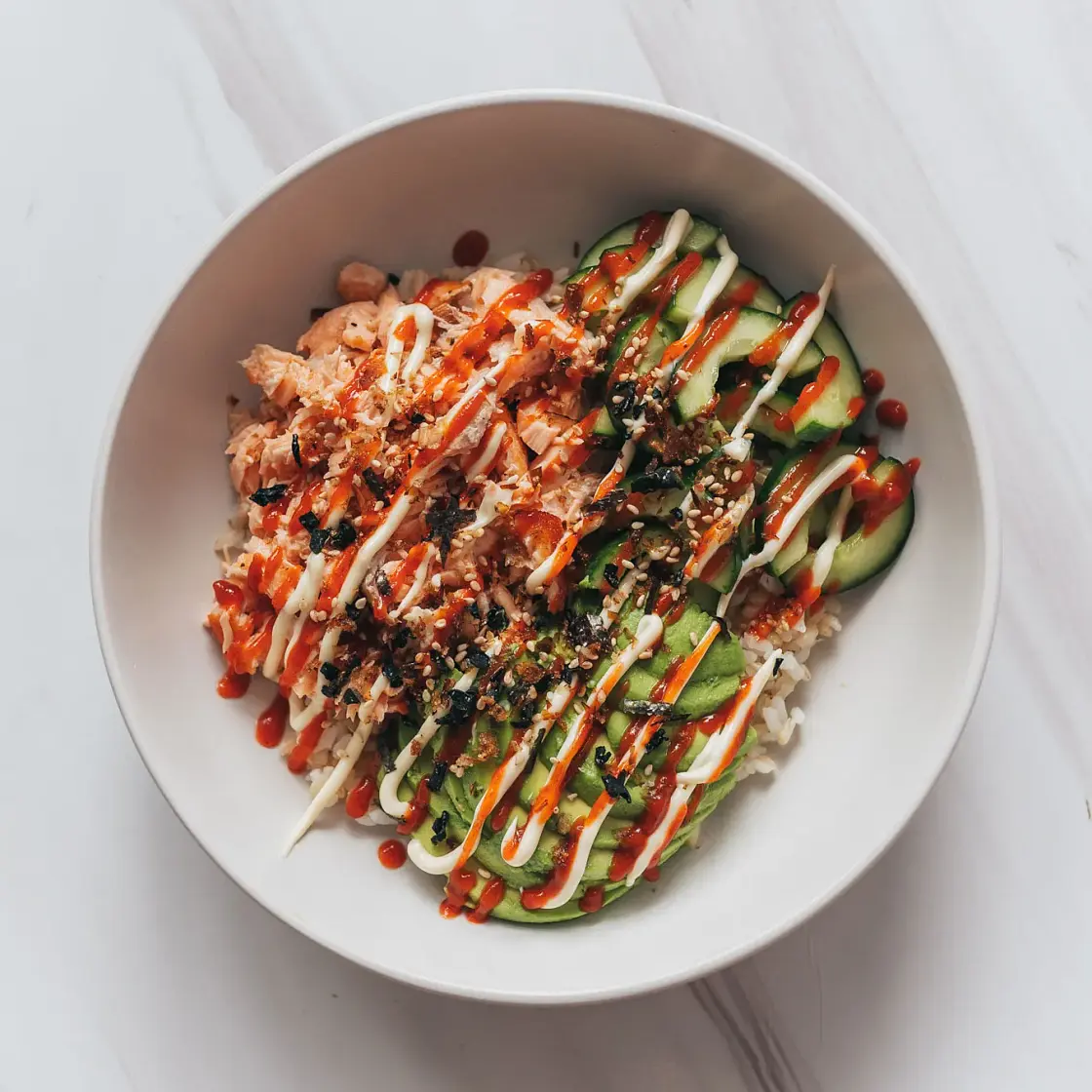 Easy Salmon Rice Bowl