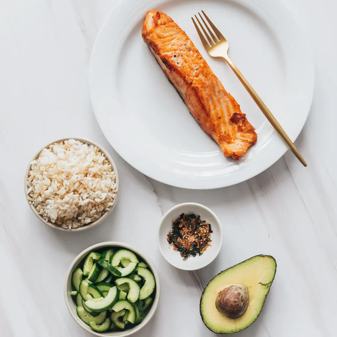 Easy Salmon Rice Bowl