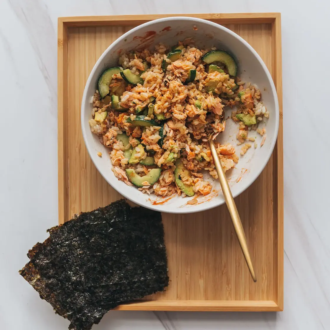 Easy Salmon Rice Bowl