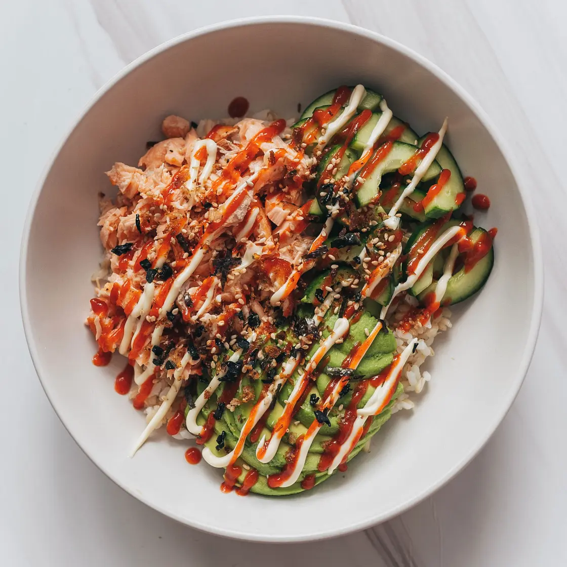 Easy Salmon Rice Bowl