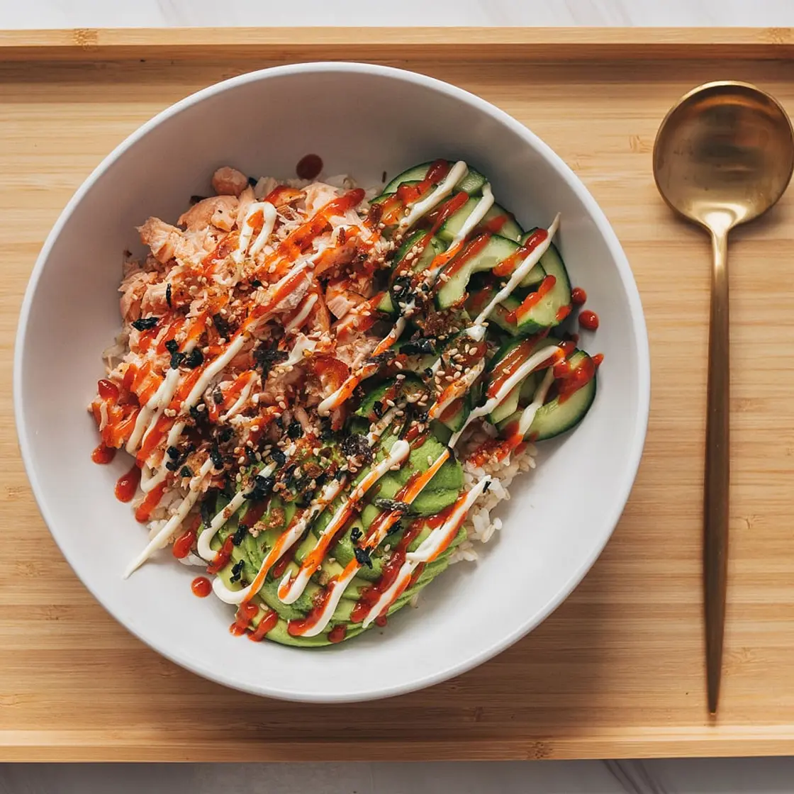 Easy Salmon Rice Bowl
