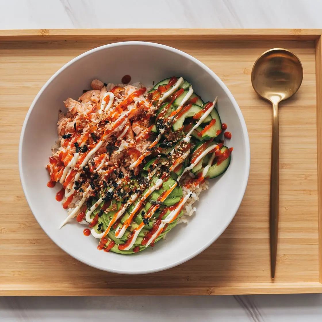 Easy Salmon Rice Bowl