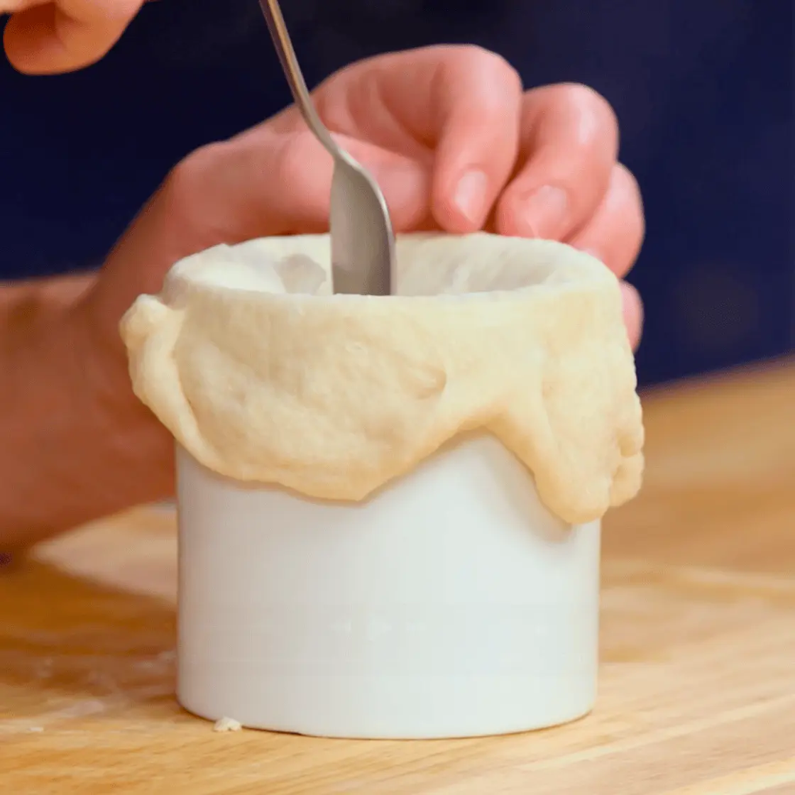 Microwave Chicken Pot Pie in a Mug