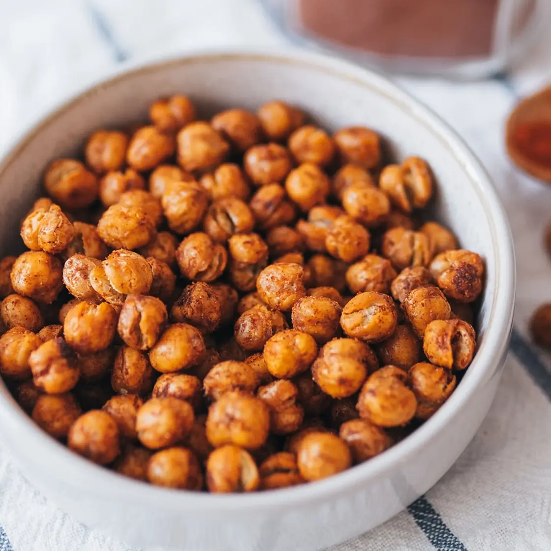 Crunchy BBQ Chickpeas