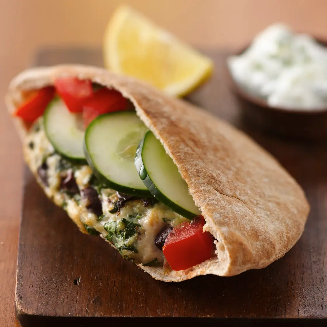 Greek Chicken Burgers with Tzatziki Sauce