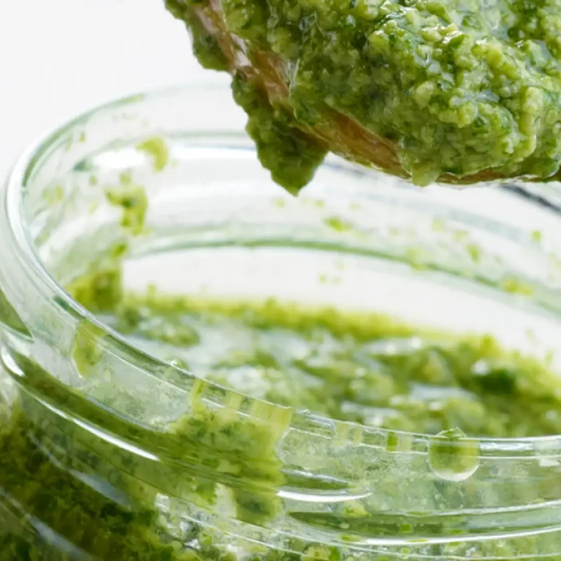 Pesto de courgettes