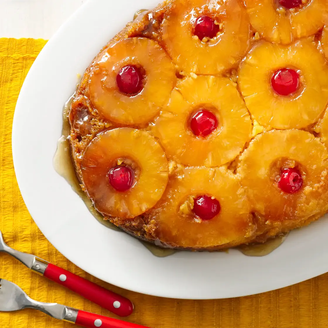 Slow-Cooker Pineapple Upside Down Cake