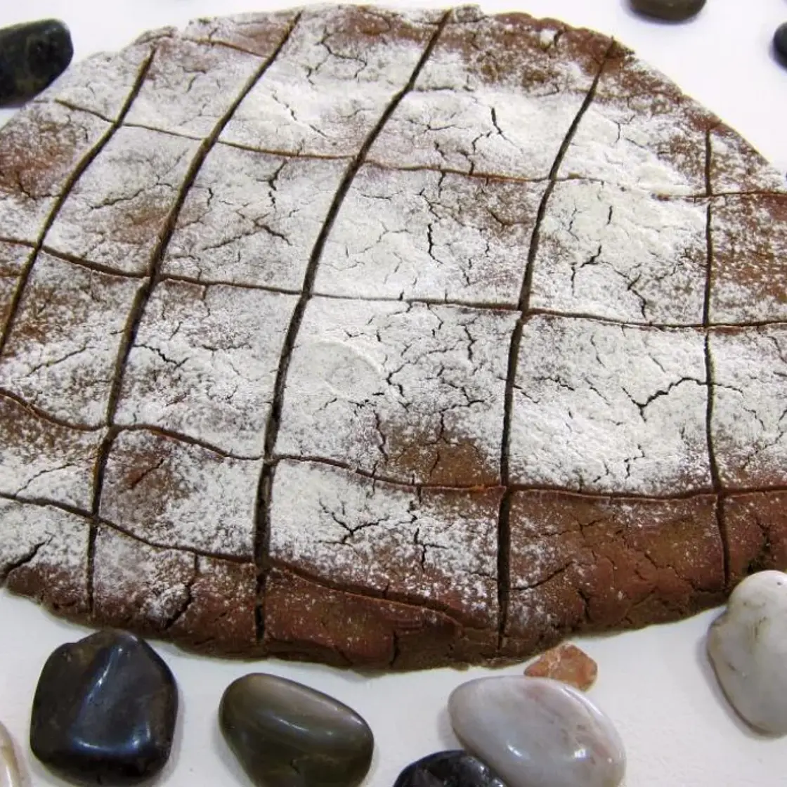 Galette de pain sans gluten au sarrasin