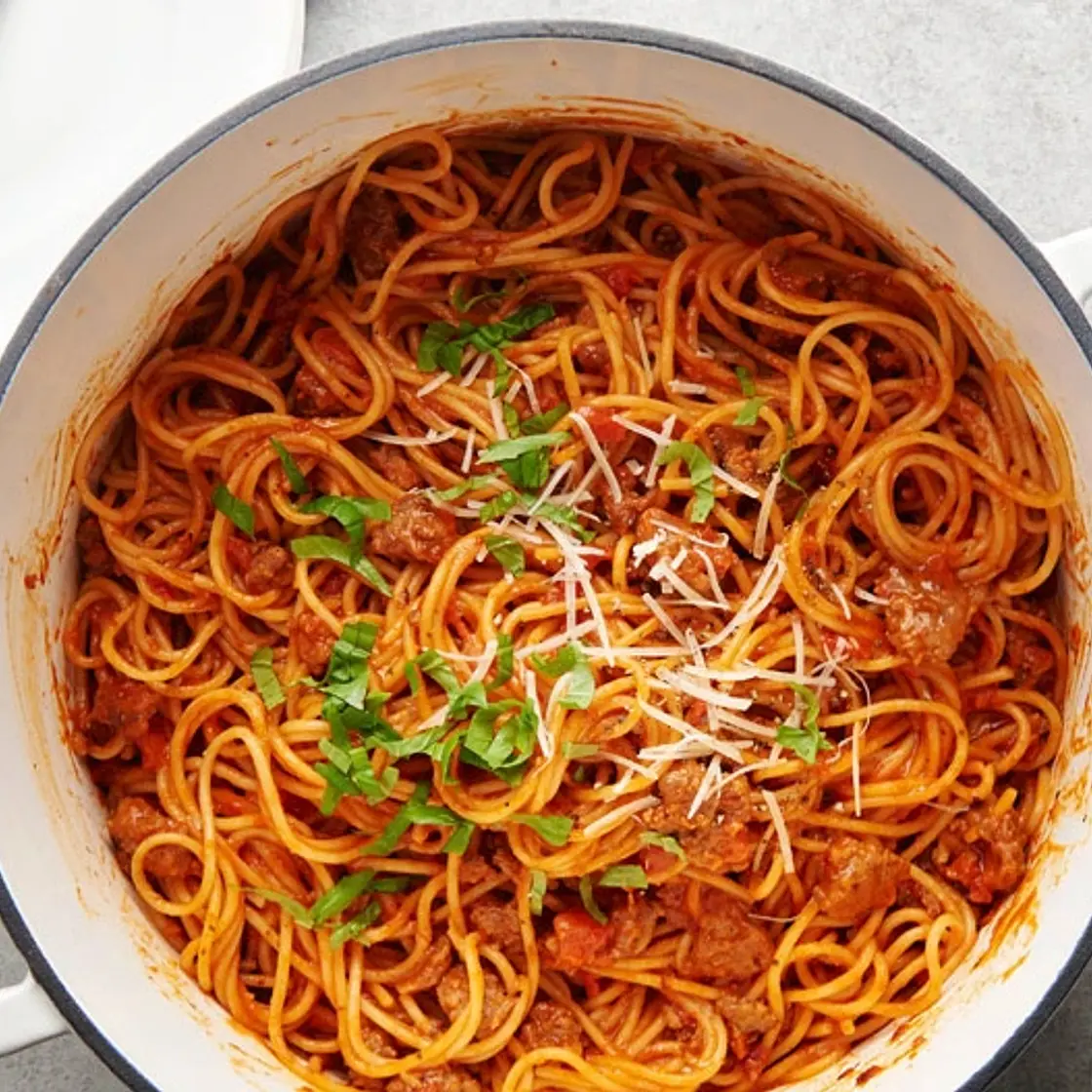 One-Pot Creamy Spaghetti