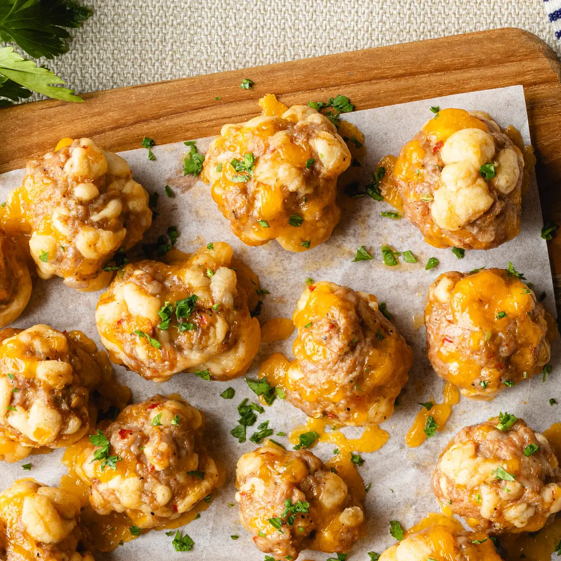 Sausage Crescent Cheese Balls