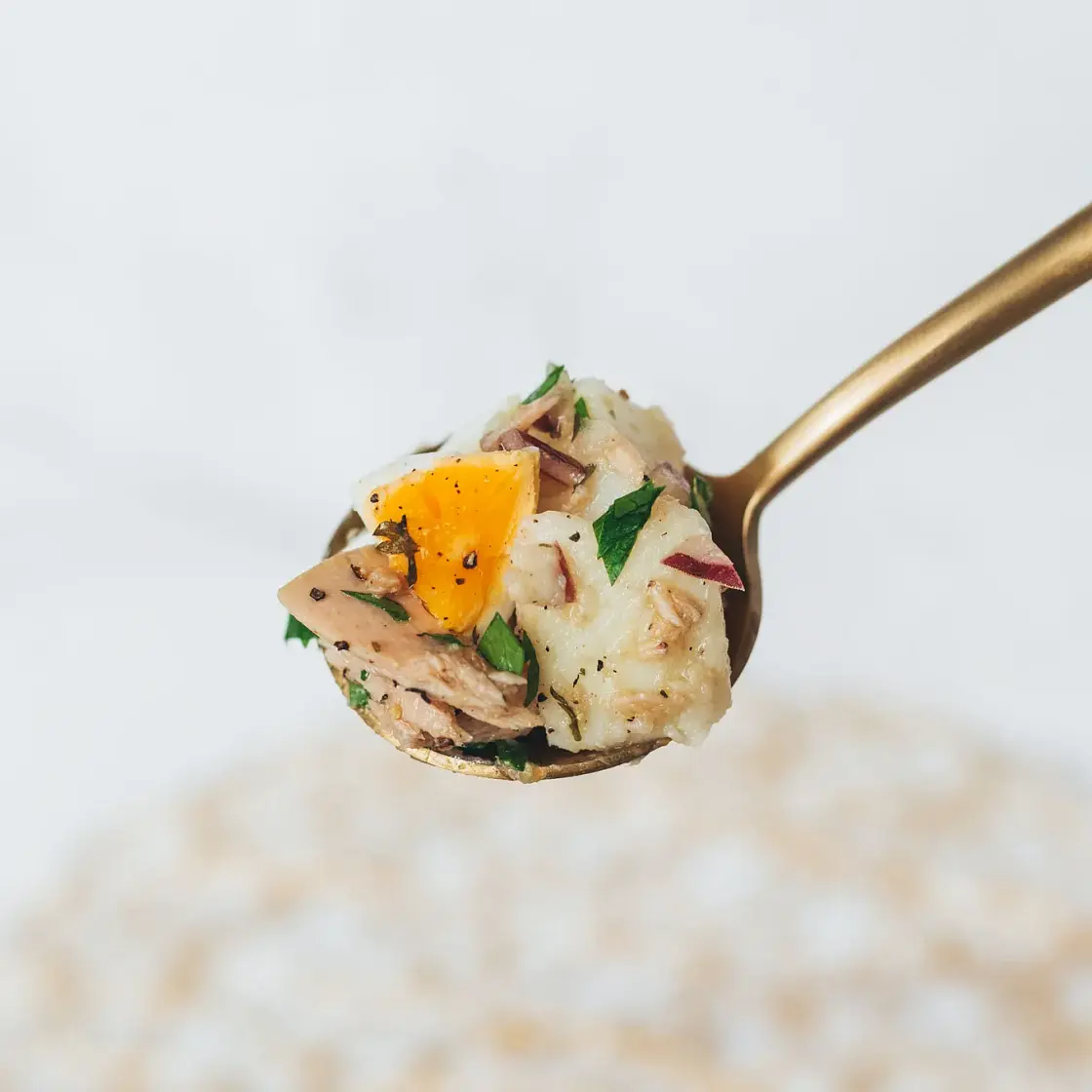 Tuna Potato Egg Salad